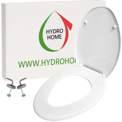 Copriwater a Punta HH034 fissaggio dal basso compatibile con vari modelli termoindurente bianco (1/4)