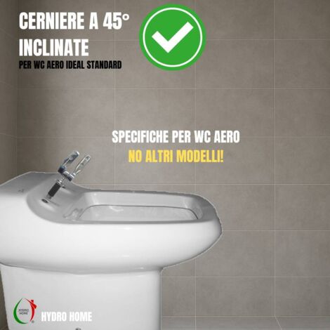 Copriwater Ideal Standard Ala Come Originale, Tavoletta Wc In Legno