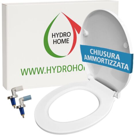 Copriwater Le Fiabe Hatria termoindurente bianco CHIUSURA AMMORTIZZATA