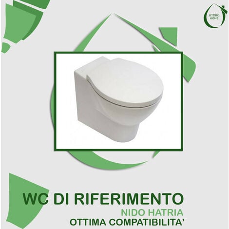 Copriwater Nido Hatria termoindurente bianco