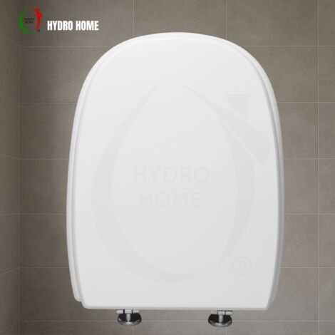 Copriwater In MDF Laccato Bianco Per Pozzi Ginori Square - Cerniere Cromate - Foto 6