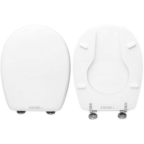 Copriwater TOP QUALITY per Disabili Universale legno rivestito in resina poliestere Bianco (1/4)