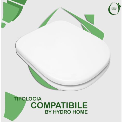 Copriwater dedicato per Serie Mistral EOS in resina Poliestere colata Bianco Luc