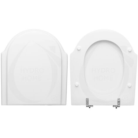 Copriwater Zagara Dolomite legno rivestito in resina poliestere bianco come originale