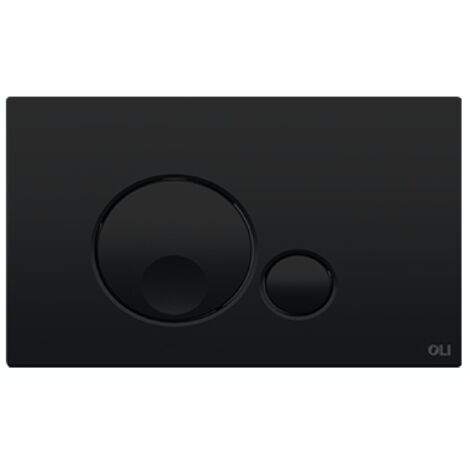 Placca di comando colore nero opaco per cassette Oli Globe OL0152952  Nero opaco