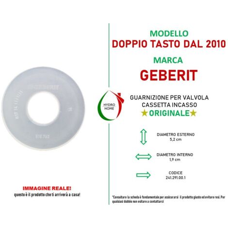 Joint De Cloche Geberit 52x19 Mm - Accessoire Pour Cassette De WC, Référence 241.291, Matériau Durable Joint Geberit Joint De Cloche Geberit 52x19 Mm - Accessoire Pour Cassette De WC, Référence 241.291, Matériau Durable Joint Geberit