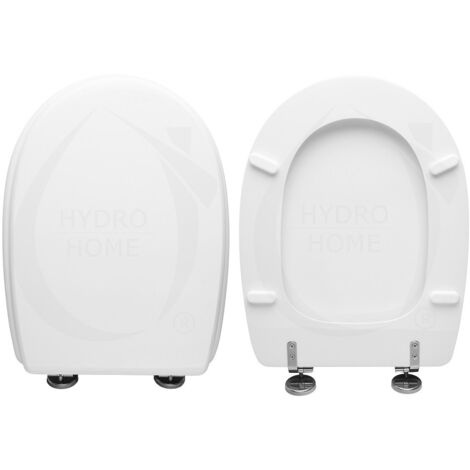 Copriwater In Legno Per Clodia Dolomite - Rivestito In Resina Bianco Lucido, Made In Italy - Foto 4