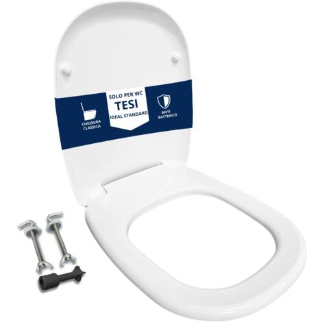 Copriwater Tesi Ideal Standard termoindurente bianco come originale