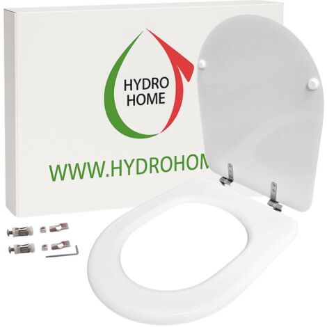 Copriwater In Legno Per Clodia Dolomite - Rivestito In Resina Bianco Lucido, Made In Italy - Foto 9