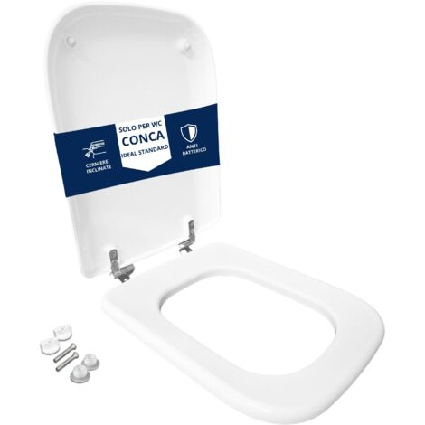 Copriwater Conca Ideal Standard termoindurente bianco (1/4)