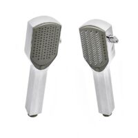 Doccetta Mafalda Pet Shower con Spazzola Integrata – ABS Cromato, Getto Delicato per Cani e Gatti