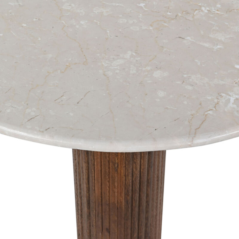 Tables Basses Rondes Gigognes Xisilla - 80cm Et 60cm, Design Bois Moderne