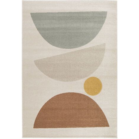 Tapis contemporain à motif géométrique - 120x170cm - LÉO (1/5)