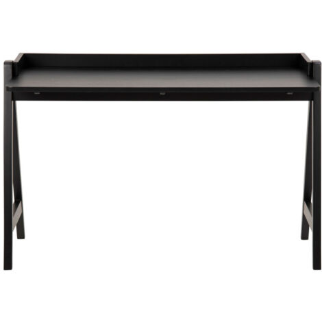 Bureau en bois L127cm - Noir - FORBESTRA (1/5)