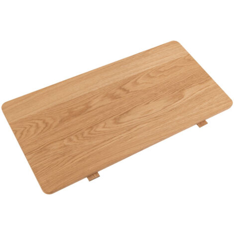 Lot de 2 rallonges en bois 50x100cm - Bois clair - SAVACOU (1/4)