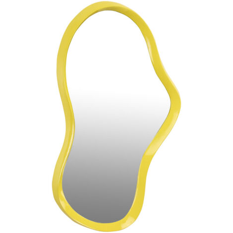 Miroir de forme organique 33x63cm - Jaune - PARMA (1/5)