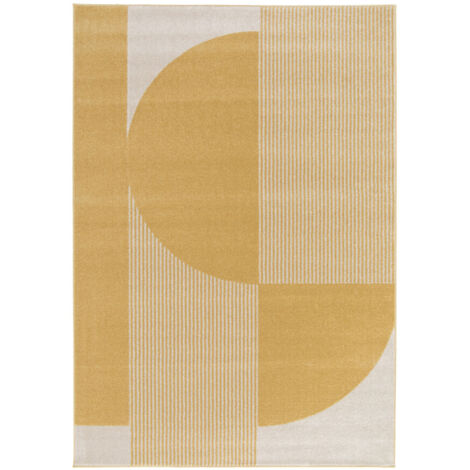 Tapis à motifs géométriques arrondis - 160x230cm - Pilo (1/5)