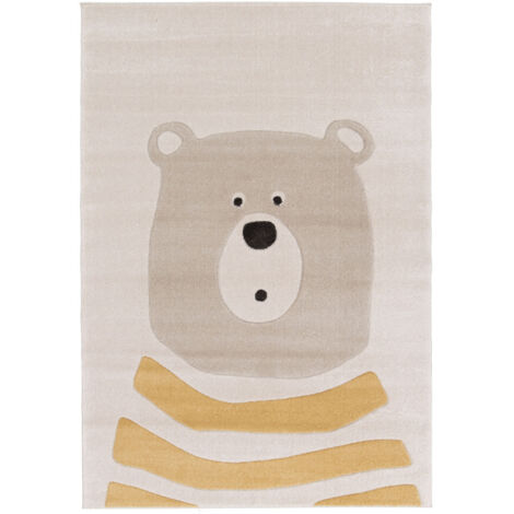 Tapis enfant à motif ours - 120 cm x 170 cm - Zazu (1/5)