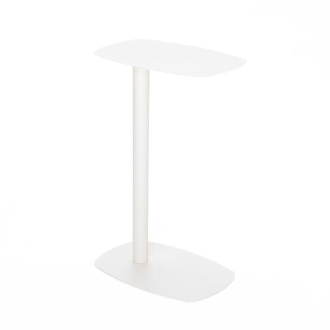 Bout de canapé en métal H66cm - Beige - Sidy (1/5)