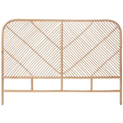 Drawer – Tête de lit en rotin 148cm – Design moderne et épuré – Rotin tressé à la main – Compatible avec lits standards (1/4)