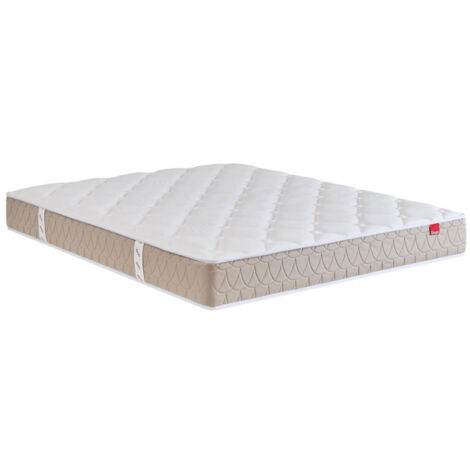 Matelas mémoire de forme 140x190 cm – 588 ressorts ensachés – Accueil enveloppant – Fabrication made in France – Label NF Environnement – Epeda