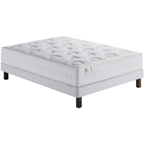 Matelas 100% ressorts, épaisseur 26cm, accueil moelleux - 180x200 cm - OXYGÈNE-R
