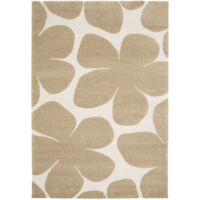 Tapis contemporain à motif floral en relief - 200x290cm - Flow