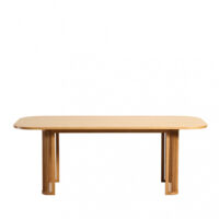 Table à manger 8 personnes en bois - Bois clair - Capana
