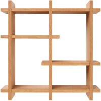Étagère murale en bois 40x40cm - Bois clair - Olsberg