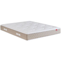 Epeda – Matelas ressorts ensachés et latex 160x200 cm – Accueil équilibré – 620 ressorts – Indépendance de couchage – Made in France