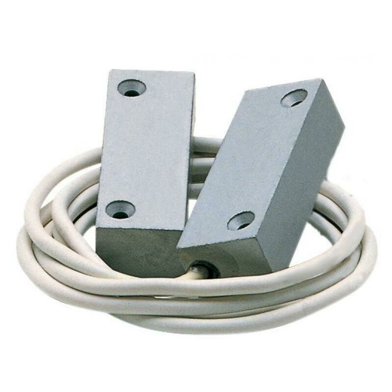 Hiltron C451 Contatto Magnetico Reed Per Serrande, IP4, Dimensioni 120x45x15 Mm, 4 Fili