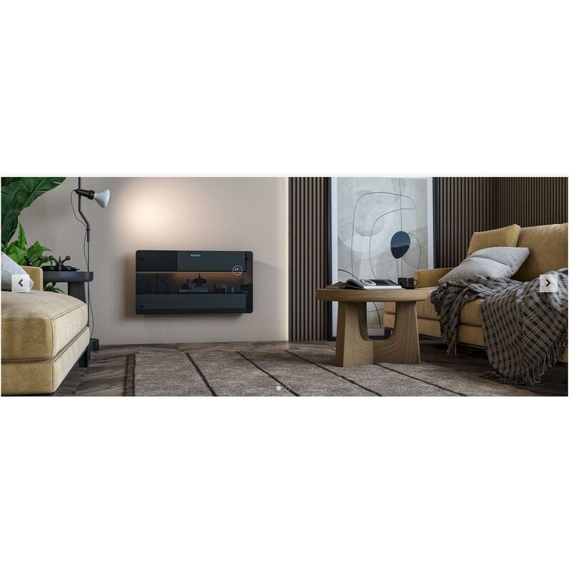 WARM CRYSTAL 2000W - Termoconvettore elettrico in vetro con WiFi - Create