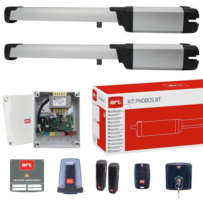 Bft Kit Automazione Per Cancelli Battente Bft Phobos Bt B25 Smart 24v ...