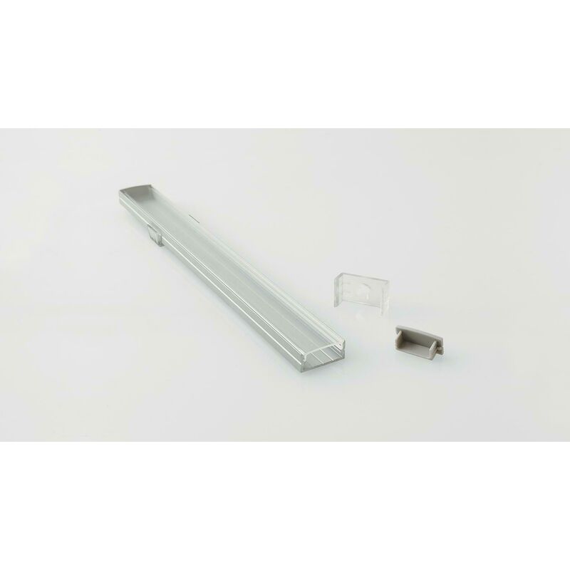 Nobile illuminazione profilo alluminio con diffusore opale 2mt barra /strip/3/s