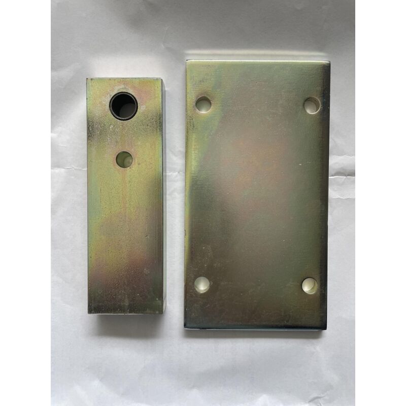 PATIKIL Kit Piastra Per Soffitto 55mm: 2 Set Staffe Montaggio Lampade In Acciaio, Con Viti E Tasselli, Per Lampadari E Applique - 2