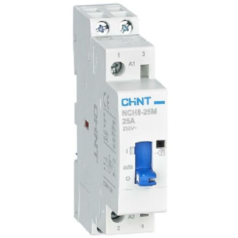 Contattore modulare chint nch8-m 25a 2na 230v 1m - 257418