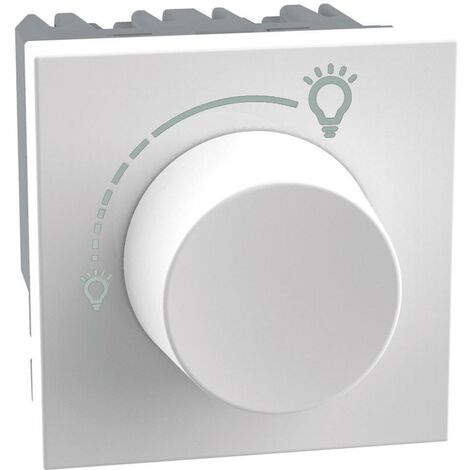 Dimmer universale bticino matixgo rotativo 2 moduli bianco - jw4415