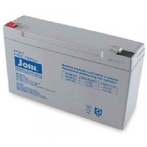 Alpha elettronica batteria al piombo 6v 7 a con faston bp06-7