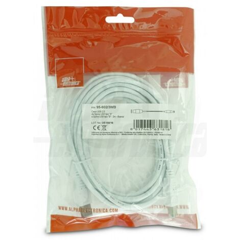 Cavo USB 2.0 ad alta velocità, nero, spina USB 2.0 (tipo A) spina USB 2