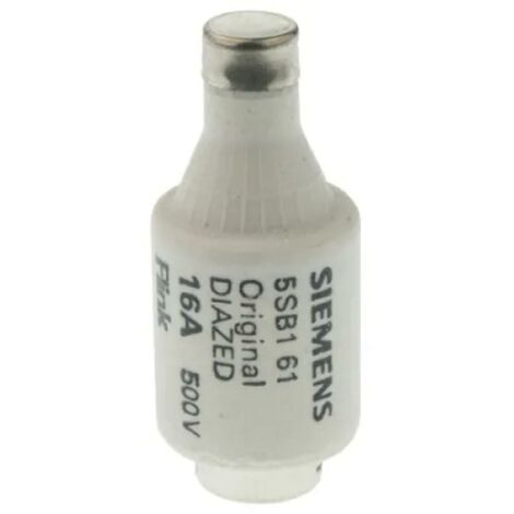 Fusibile Siemens 30A 500V Extra Rapido (FF) – Taglia DII Con Attacco E27 Per Uso Industriale