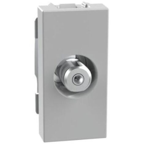 Presa sat bticino matixgo tipo f 1 modulo grigio - jg4202f