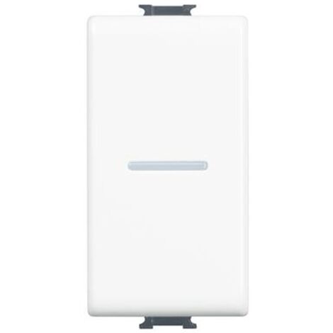 Bticino matix - pulsante ax 1p no 10a 1m bianco am5055n