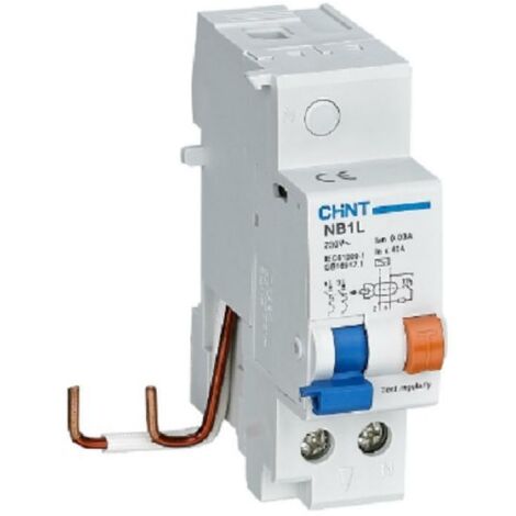 Chint nb1l-40/2p-ac30 -blocco differenziale accoppiabile 2p 40a 30ma tipo ac 198374 (1/3)
