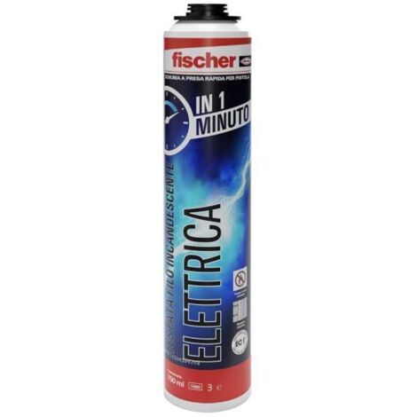 Fischer schiuma poliuretanica pup elettrica presa rapida 750ml 00572433