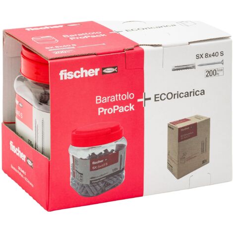 TASSELLO IN NYLON CON VITE PROPACK  SX-S  8x40 FISCHER