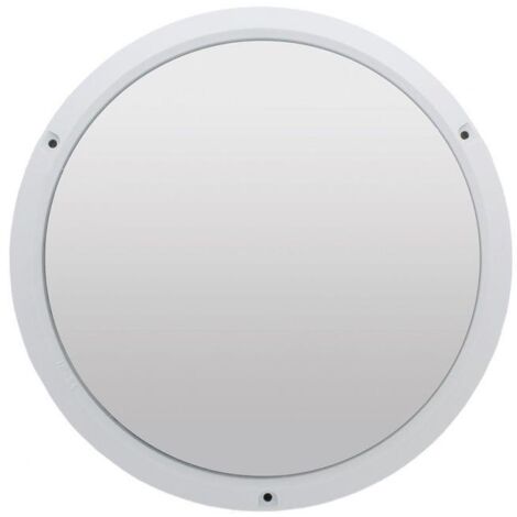 Lampo plafoniera tonda ip54 e27 230v s/lamp. bianco e2001/bi