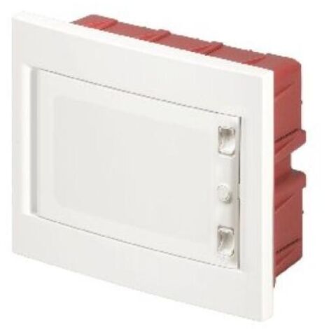 Elettrocanali centralino incasso bianco porta cieca 8moduli ec63008c