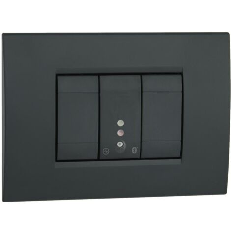 Vemer mini time grigio interruttore orario/astronomico incasso ve798300