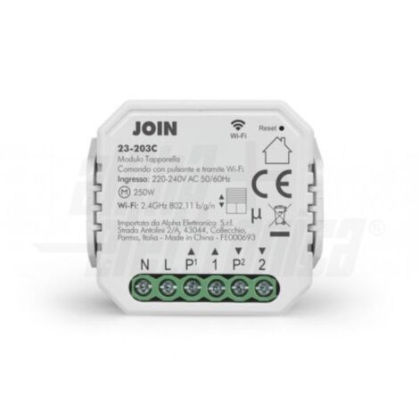 Homcloud Modulo Tapparelle Intelligente Wi-Fi Da Incasso AS-CM1