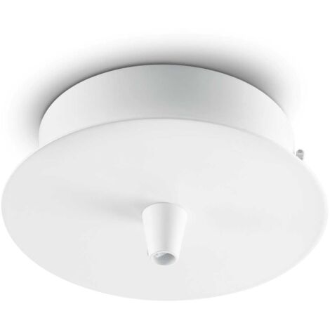 Rosone Standard All In Metallo Bianco 1 Luce